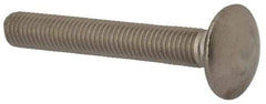 Value Collection - M10x1.5 70mm Length Under Head, Standard Square Neck, Carriage Bolt - Austenitic Grade A2 Stainless Steel, - Apex Tool & Supply