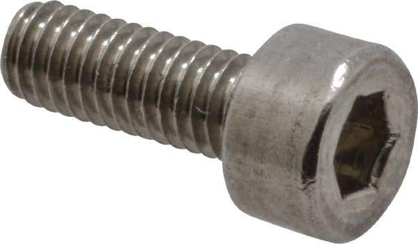 Value Collection - M3x0.50 Metric Coarse Hex Socket Drive, Socket Cap Screw - Grade 316 & Austenitic A4 Stainless Steel, Uncoated, Fully Threaded, 8mm Length Under Head - Apex Tool & Supply