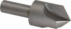 Keo - 1" Head Diam, 1/2" Shank Diam, 3 Flute 100° High Speed Steel Countersink - Bright Finish, 2-3/4" OAL, Single End, Straight Shank, Right Hand Cut - Apex Tool & Supply