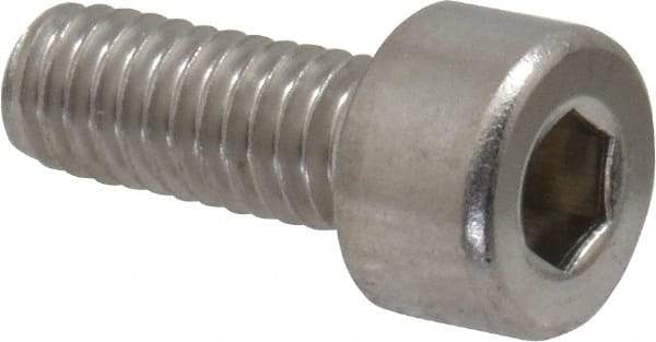 Value Collection - M4x0.70 Metric Coarse Hex Socket Drive, Socket Cap Screw - Grade 316 & Austenitic A4 Stainless Steel, Uncoated, Fully Threaded, 10mm Length Under Head - Apex Tool & Supply