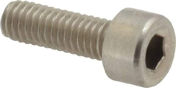 Value Collection - M4x0.70 Metric Coarse Hex Socket Drive, Socket Cap Screw - Grade 316 & Austenitic A4 Stainless Steel, Uncoated, Fully Threaded, 12mm Length Under Head - Apex Tool & Supply