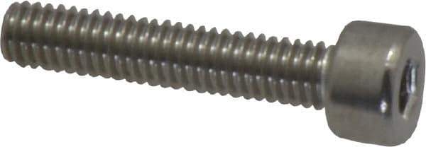 Value Collection - M4x0.70 Metric Coarse Hex Socket Drive, Socket Cap Screw - Grade 316 & Austenitic A4 Stainless Steel, Uncoated, Fully Threaded, 20mm Length Under Head - Apex Tool & Supply