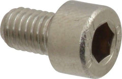Value Collection - M5x0.80 Metric Coarse Hex Socket Drive, Socket Cap Screw - Grade 316 & Austenitic A4 Stainless Steel, Uncoated, Fully Threaded, 8mm Length Under Head - Apex Tool & Supply