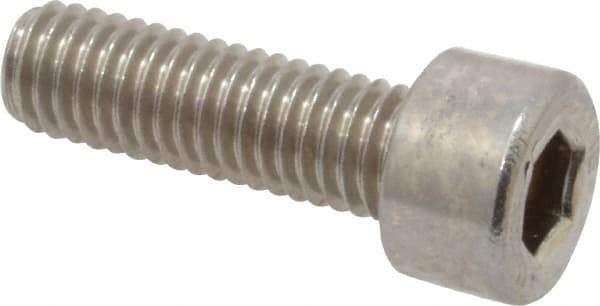 Value Collection - M5x0.80 Metric Coarse Hex Socket Drive, Socket Cap Screw - Grade 316 & Austenitic A4 Stainless Steel, Uncoated, Fully Threaded, 16mm Length Under Head - Apex Tool & Supply