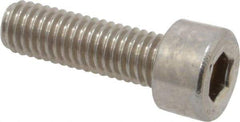 Value Collection - M5x0.80 Metric Coarse Hex Socket Drive, Socket Cap Screw - Grade 316 & Austenitic A4 Stainless Steel, Uncoated, Fully Threaded, 16mm Length Under Head - Apex Tool & Supply