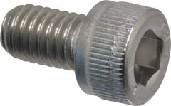 Value Collection - M6x1.00 Metric Coarse Hex Socket Drive, Socket Cap Screw - Grade 316 & Austenitic A4 Stainless Steel, Uncoated, Fully Threaded, 10mm Length Under Head - Apex Tool & Supply