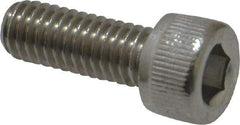Value Collection - M6x1.00 Metric Coarse Hex Socket Drive, Socket Cap Screw - Grade 316 & Austenitic A4 Stainless Steel, Uncoated, Fully Threaded, 16mm Length Under Head - Apex Tool & Supply
