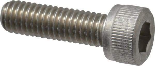 Value Collection - M16x2.00 Metric Coarse Hex Socket Drive, Socket Cap Screw - Grade 316 & Austenitic A4 Stainless Steel, Uncoated, Partially Threaded, 130mm Length Under Head - Apex Tool & Supply