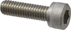 Value Collection - M16x2.00 Metric Coarse Hex Socket Drive, Socket Cap Screw - Grade 316 & Austenitic A4 Stainless Steel, Uncoated, Partially Threaded, 130mm Length Under Head - Apex Tool & Supply