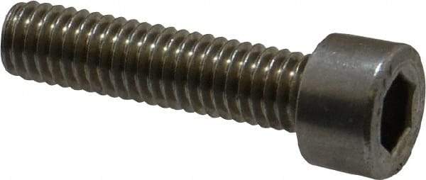 Value Collection - M6x1.00 Metric Coarse Hex Socket Drive, Socket Cap Screw - Grade 316 & Austenitic A4 Stainless Steel, Uncoated, Partially Threaded, 25mm Length Under Head - Apex Tool & Supply