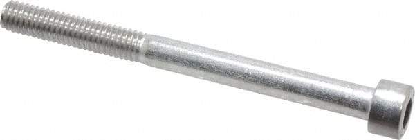 Value Collection - M6x1.00 Metric Coarse Hex Socket Drive, Socket Cap Screw - Grade 316 & Austenitic A4 Stainless Steel, Uncoated, Partially Threaded, 70mm Length Under Head - Apex Tool & Supply