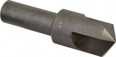 Keo - 3/4" Head Diam, 1/2" Shank Diam, 3 Flute 120° High Speed Steel Countersink - Bright Finish, 2-5/8" OAL, Single End, Straight Shank, Right Hand Cut - Apex Tool & Supply