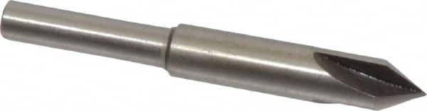 Interstate - 1/4" Head Diam, 3/16" Shank Diam, 3 Flute 60° High Speed Steel Countersink - Apex Tool & Supply