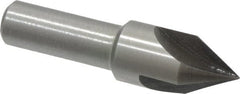 Interstate - 1/2" Head Diam, 3/8" Shank Diam, 3 Flute 60° High Speed Steel Countersink - Apex Tool & Supply