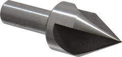 Interstate - 1" Head Diam, 1/2" Shank Diam, 3 Flute 60° High Speed Steel Countersink - Apex Tool & Supply