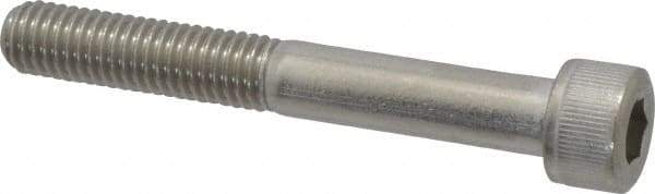 Value Collection - M8x1.25 Metric Coarse Hex Socket Drive, Socket Cap Screw - Grade 316 & Austenitic A4 Stainless Steel, Uncoated, Partially Threaded, 60mm Length Under Head - Apex Tool & Supply