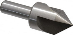 Interstate - 1" Head Diam, 1/2" Shank Diam, 3 Flute 82° High Speed Steel Countersink - Apex Tool & Supply