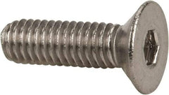 Value Collection - M3x0.50 Metric Coarse Hex Socket Drive, 90° Flat Screw - Grade 316 & Austenitic A4 Stainless Steel, Fully Threaded, 10mm OAL - Apex Tool & Supply