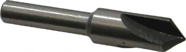 Interstate - 3/8" Head Diam, 1/4" Shank Diam, 3 Flute 90° High Speed Steel Countersink - Apex Tool & Supply