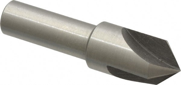 Interstate - 1/2" Head Diam, 3/8" Shank Diam, 3 Flute 90° High Speed Steel Countersink - Apex Tool & Supply
