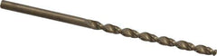 Cleveland - 7/64" 135° Cobalt Jobber Drill - Oxide/Gold Finish, Right Hand Cut, Parabolic Flute, Straight Shank, 2-5/8" OAL, Split Point - Apex Tool & Supply