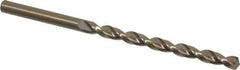 Cleveland - 3/16" 135° Cobalt Jobber Drill - Oxide/Gold Finish, Right Hand Cut, Parabolic Flute, Straight Shank, 3-1/2" OAL, Split Point - Apex Tool & Supply