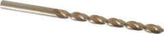 Cleveland - 13/64" 135° Cobalt Jobber Drill - Oxide/Gold Finish, Right Hand Cut, Parabolic Flute, Straight Shank, 3-5/8" OAL, Split Point - Apex Tool & Supply