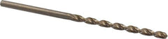 Cleveland - #39 135° Cobalt Jobber Drill - Oxide/Gold Finish, Right Hand Cut, Parabolic Flute, Straight Shank, 2-3/8" OAL, Split Point - Apex Tool & Supply