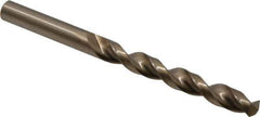 Cleveland - 11mm 135° Cobalt Jobber Drill - Oxide/Gold Finish, Right Hand Cut, Parabolic Flute, Straight Shank, 5.591" OAL, Split Point - Apex Tool & Supply