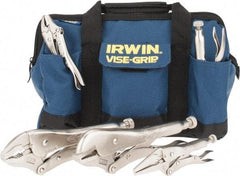 Irwin - 5 Piece Locking Plier Set - Comes in Kit Bag - Apex Tool & Supply