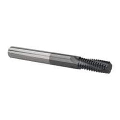 Scientific Cutting Tools - M10x1.50 Metric Coarse, 0.3" Cutting Diam, 4 Flute, Solid Carbide Helical Flute Thread Mill - Internal Thread, 0.79" LOC, 2.95" OAL - Apex Tool & Supply