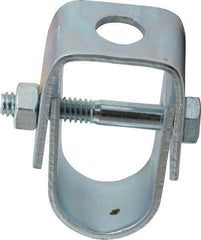 Empire - 1/2" Pipe, 3/8" Rod, Carbon Steel Adjustable Clevis Hanger - Electro Galvanized - Apex Tool & Supply