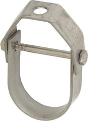 Empire - 1-1/2" Pipe, 3/8" Rod, Grade 304 Stainless Steel Adjustable Clevis Hanger - Apex Tool & Supply