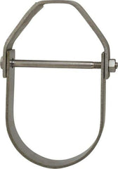 Empire - 3" Pipe, 1/2" Rod, Grade 304 Stainless Steel Adjustable Clevis Hanger - Apex Tool & Supply