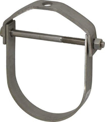 Empire - 5" Pipe, 5/8" Rod, Grade 304 Stainless Steel Adjustable Clevis Hanger - Apex Tool & Supply