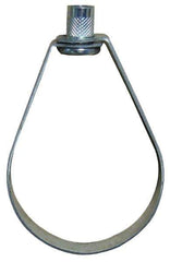 Empire - 2-1/2" Pipe, 1/2" Rod, Carbon Steel Emlok Swivel Ring Hanger - Pre-Galvanized, 600 Lb Capacity - Apex Tool & Supply