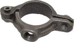 Empire - 3/4" Pipe, 3/8" Rod, Malleable Iron Split Ring Hanger - Black, 180 Lb Capacity - Apex Tool & Supply