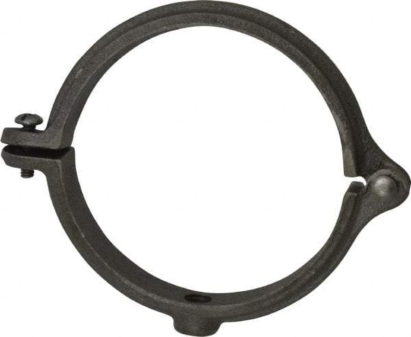 Empire - 4" Pipe, 1/2" Rod, Malleable Iron Split Ring Hanger - Black - Apex Tool & Supply