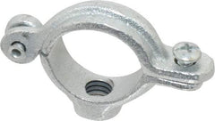 Empire - 3/4" Pipe, 3/8" Rod, Malleable Iron Split Ring Hanger - Electro Galvanized, 180 Lb Capacity - Apex Tool & Supply