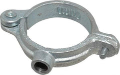 Empire - 1-1/4" Pipe, 3/8" Rod, Malleable Iron Split Ring Hanger - Electro Galvanized, 180 Lb Capacity - Apex Tool & Supply