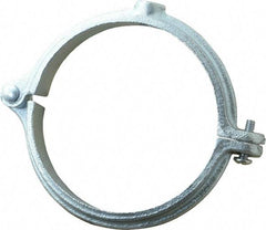 Empire - 4" Pipe, 1/2" Rod, Malleable Iron Split Ring Hanger - Electro Galvanized - Apex Tool & Supply