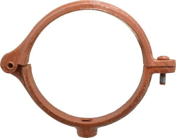 Empire - 4" Pipe, 1/2" Rod, Malleable Iron Split Ring Hanger - Epoxy Coated - Apex Tool & Supply