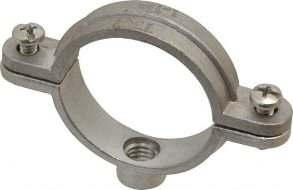 Empire - 1-1/4" Pipe, 3/8" Rod, Grade 304 Stainless Steel Split Ring Hanger - Apex Tool & Supply