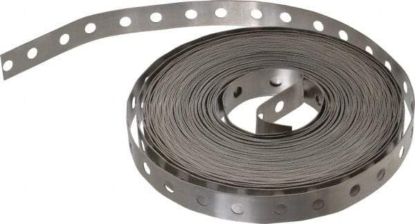 Empire - 50' x 3/4" 304 Stainless Steel Hanger Strapping - 22 Gauge - Apex Tool & Supply