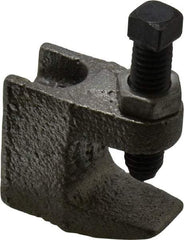 Empire - 3/4" Max Flange Thickness, 3/8" Rod Top Beam Clamp - 350 Lb Capacity, Ductile Iron - Apex Tool & Supply