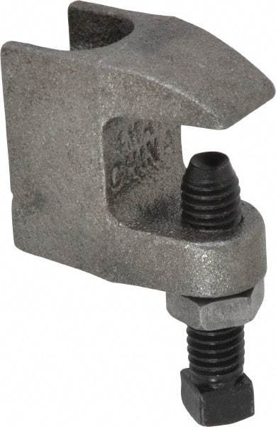 Empire - 3/4" Max Flange Thickness, 1/2" Rod Top Beam Clamp - 470 Lb Capacity, Ductile Iron - Apex Tool & Supply