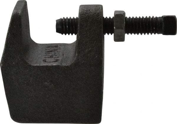 Empire - 3/4" Max Flange Thickness, 3/4" Rod Top Beam Clamp - 700 Lb Capacity, Ductile Iron - Apex Tool & Supply