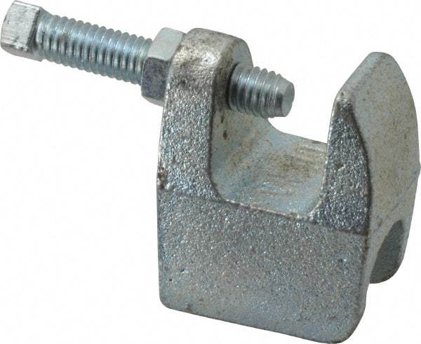 Empire - 3/4" Max Flange Thickness, 5/8" Rod Top Beam Clamp - 550 Lb Capacity, Ductile Iron - Apex Tool & Supply