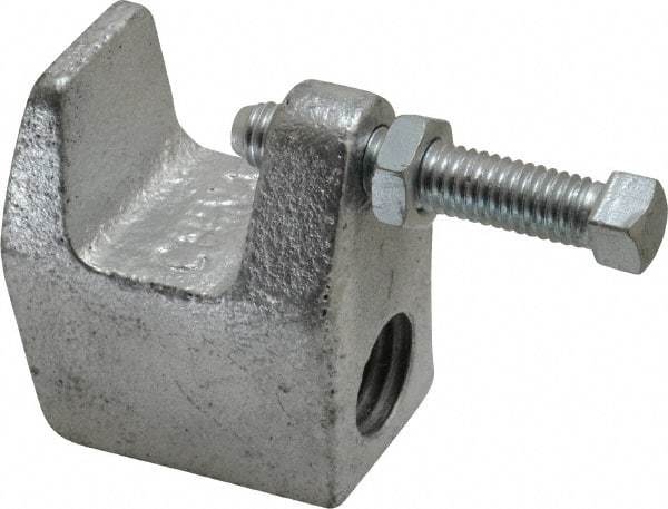Empire - 3/4" Max Flange Thickness, 3/4" Rod Top Beam Clamp - 700 Lb Capacity, Ductile Iron - Apex Tool & Supply
