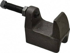 Empire - 1-1/4" Max Flange Thickness, 5/8" Rod Wide Jaw Top Beam Clamp - 800 Lb Capacity, Ductile Iron - Apex Tool & Supply